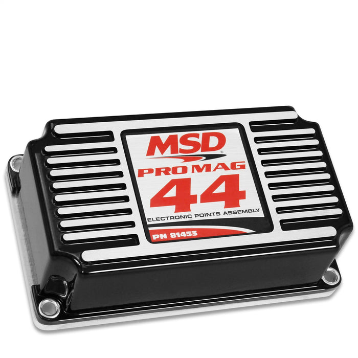 MSD 81453 Pro Mag Electronic Points Box; 44 Amp; Black; - Truck Part Superstore