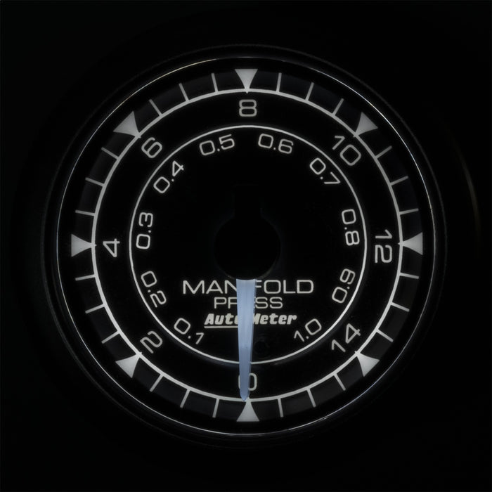 AutoMeter 8150 GAUGE; MANIFOLD PRESSURE; 2 1/16in.; 15PSI; DIGITAL STEPPER MOTOR; CHRONO - Truck Part Superstore