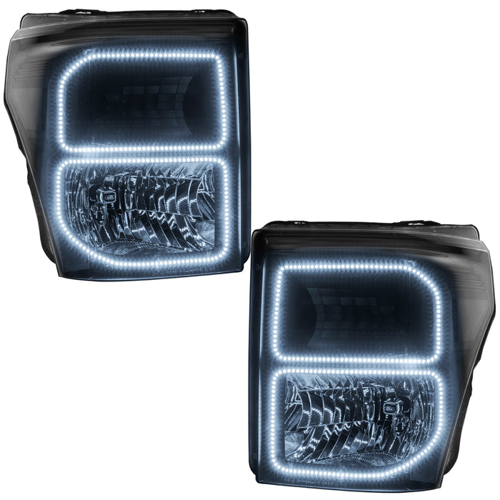 Oracle Lighting 8159-001 LED Pre-Assembled Headlights, Black, White - Truck Part Superstore