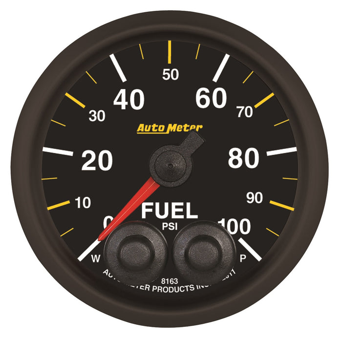 AutoMeter 8163-05702 GAUGE; FUEL PRESS; 2 1/16in.; 100PSI; STEPPER MOTOR W/PEAK/WARN; NASCAR CAN - Truck Part Superstore