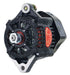 Powermaster Performance 8164 XS Volt™ Racing Alternator; Denso; 100 mm; 75 Amp; 5.2 in. Mount; Black Finish; - Truck Part Superstore