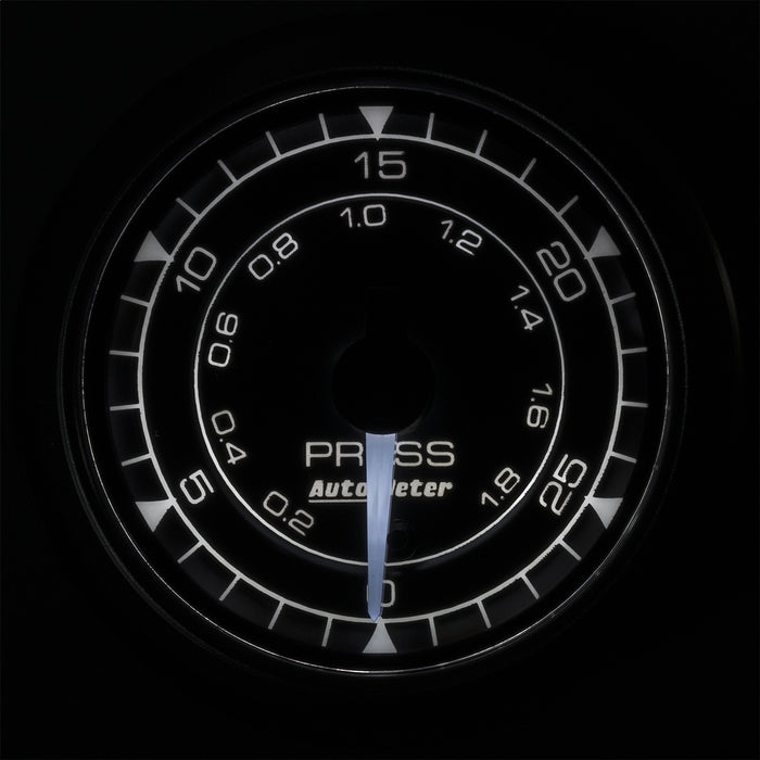 AutoMeter 8164 GAUGE; PRESSURE; 2 1/16in.; 30PSI; DIGITAL STEPPER MOTOR; CHRONO - Truck Part Superstore