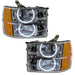 Oracle Lighting 8165-001 SMD Pre-Assembled Headlights, Round Ring Design, White - Truck Part Superstore