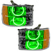 Oracle Lighting 8165-004 SMD Pre-Assembled Headlights, Round Ring Design, Green - Truck Part Superstore