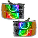 Oracle Lighting 8165-333 SMD Pre-Assembled Headlights, Round Ring Design, ColorSHIFT 2.0 - Truck Part Superstore