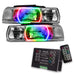 Oracle Lighting 8166-333 SMD Pre-Assembled Headlights, ColorSHIFT 2.0 - Truck Part Superstore