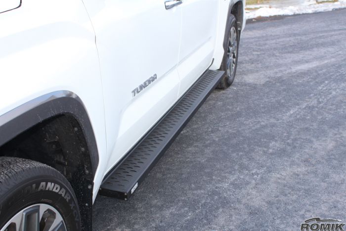 Romik 81728429 2022-Present Toyota Tundra Crew Max RPD-T (DRP) Running Board Black Romik - Truck Part Superstore