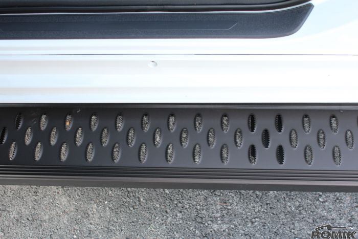Romik 81728429 2022-Present Toyota Tundra Crew Max RPD-T (DRP) Running Board Black Romik - Truck Part Superstore