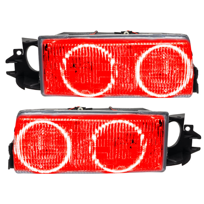 Oracle Lighting 8178-003 SMD Pre-Assembled Headlights, Red - Truck Part Superstore