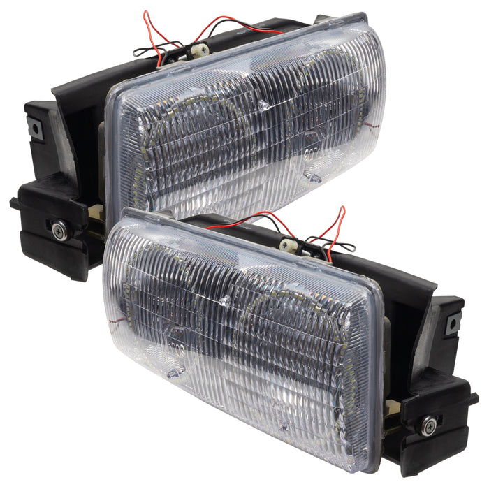 Oracle Lighting 8178-003 SMD Pre-Assembled Headlights, Red - Truck Part Superstore