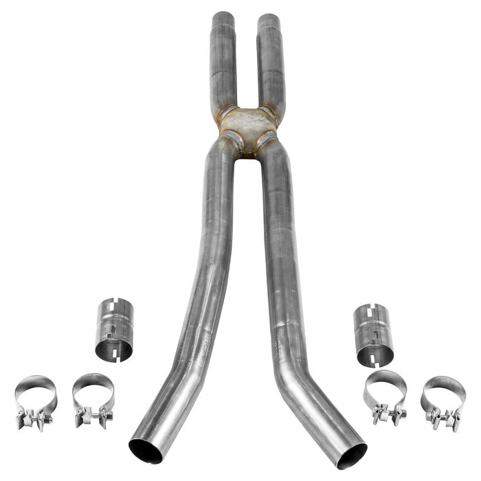 Flowmaster 817817 Scavenger X-Pipe Kit; 2.5 in.; 409 Stainless Steel; - Truck Part Superstore