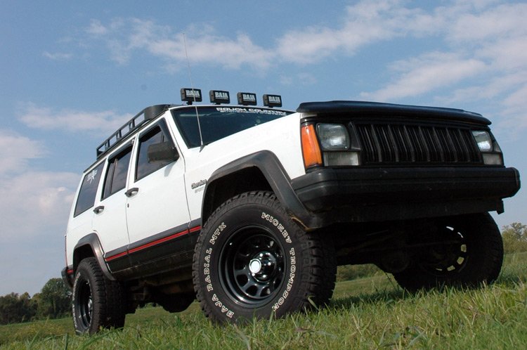 Rough Country 670N2 3 Inch Jeep Suspension Lift Kit N3 Shocks 84-01 Cherokee XJ Rough Country - Truck Part Superstore