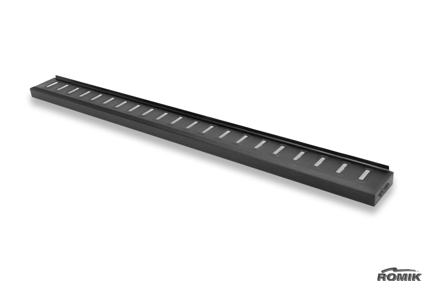 Romik 81821419 2016-Present Nissan Titan Crew Cab Running Boards ROF-T Side Steps Black Romik - Truck Part Superstore