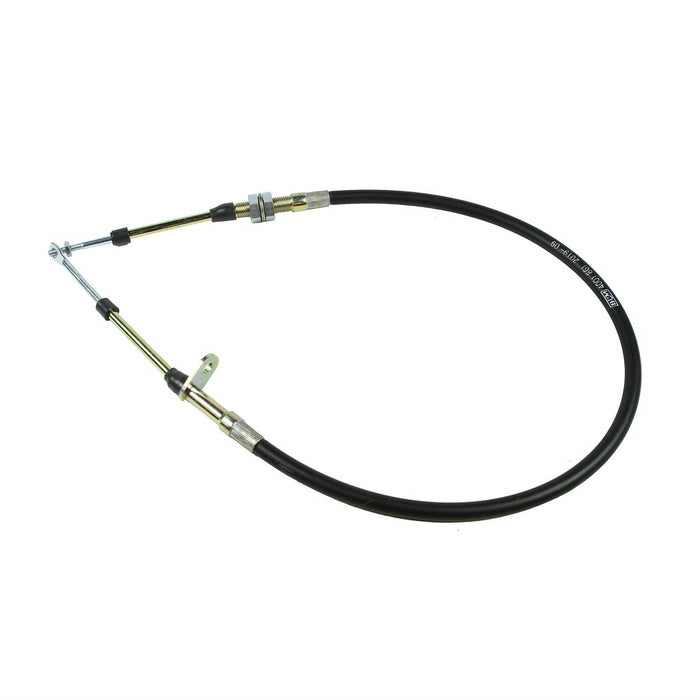 B&M 81831 Super Duty Race Shifter Cable; 3 ft.; Eyelet/Threaded; Black; - Truck Part Superstore