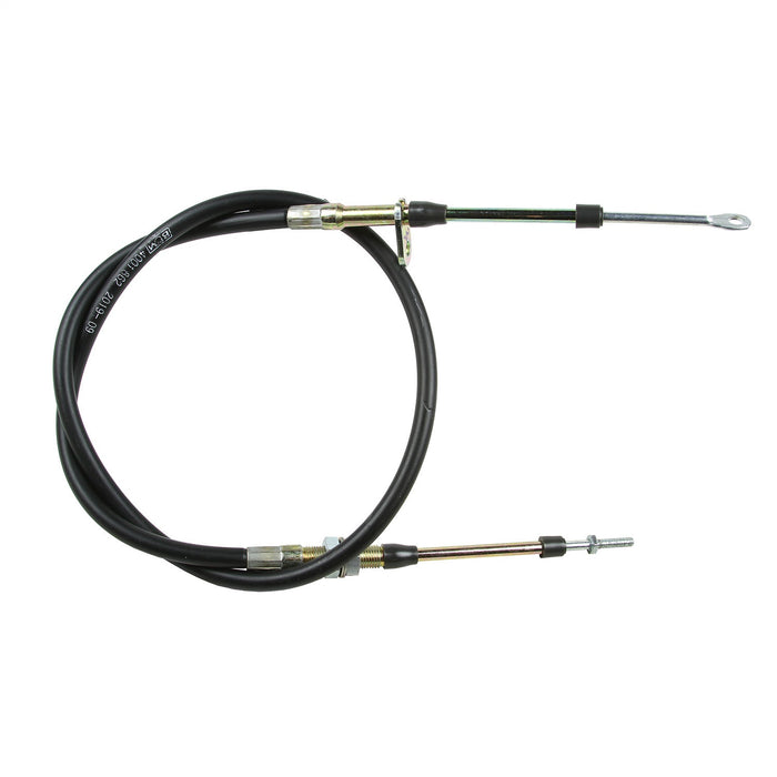 B&M 81832 Super Duty Race Shifter Cable; 4 ft.; Eyelet/Threaded; Black; - Truck Part Superstore