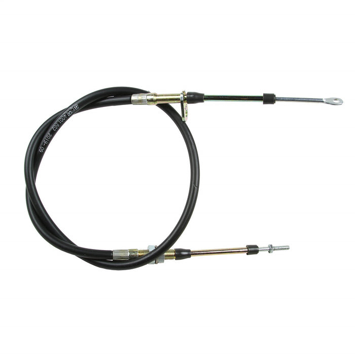 B&M 81832 Super Duty Race Shifter Cable; 4 ft.; Eyelet/Threaded; Black; - Truck Part Superstore