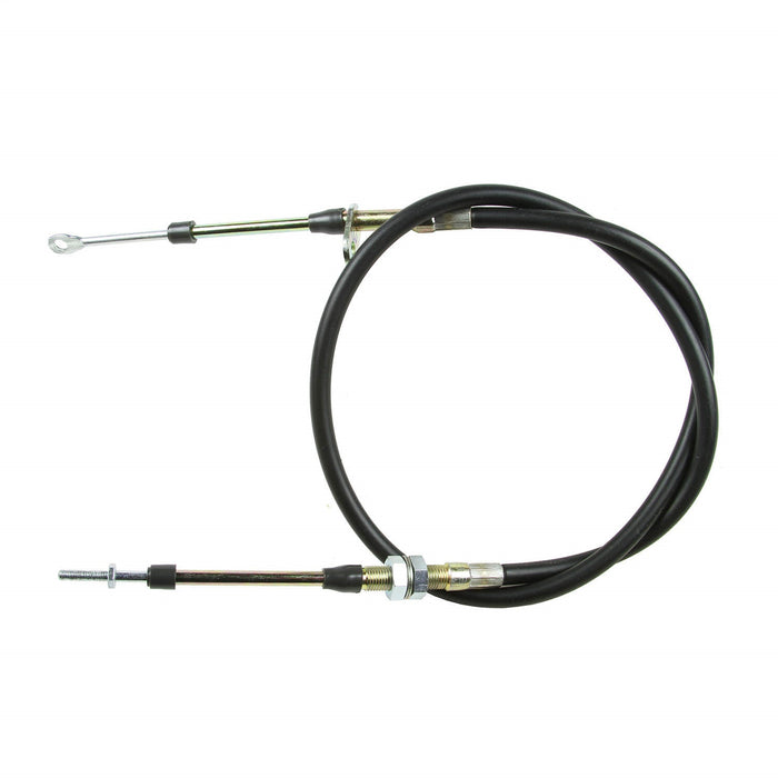 B&M 81832 Super Duty Race Shifter Cable; 4 ft.; Eyelet/Threaded; Black; - Truck Part Superstore