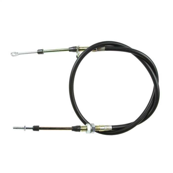 B&M 81832 Super Duty Race Shifter Cable; 4 ft.; Eyelet/Threaded; Black; - Truck Part Superstore