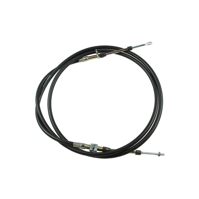 B&M 81834 Super Duty Race Shifter Cable; 8 ft.; Eyelet/Threaded; Black; - Truck Part Superstore