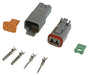 MSD 8183 2-Pin Connector Assembly; Deutsch Connector; - Truck Part Superstore