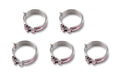 Earl's Performance 818404ERL Super Stock™ AN Hose Clamp; Size: -4AN; Pack of 5; - Truck Part Superstore