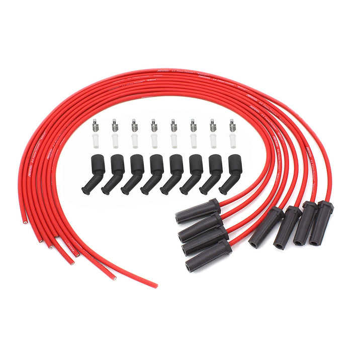 Pertronix 818480 Wires, Univ LS 8MM 8 cyl 180 Deg red - Truck Part Superstore