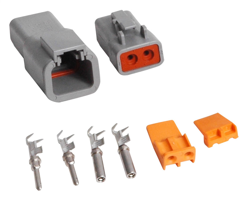 MSD 8184 2-Pin Connector Assembly; Deutsch Connector; 2-14 Gauge; - Truck Part Superstore