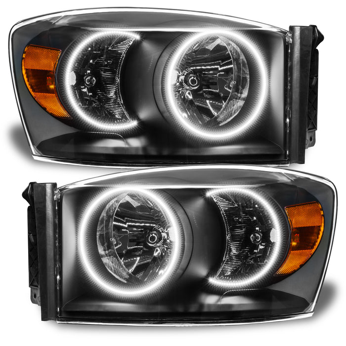 Oracle Lighting 8187-001 SMD Pre-Assembled Headlights, Black, White - Truck Part Superstore