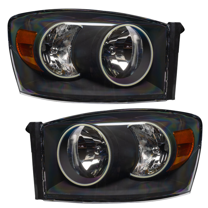 Oracle Lighting 8187-001 SMD Pre-Assembled Headlights, Black, White - Truck Part Superstore