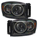 Oracle Lighting 8187-333 SMD Pre-Assembled Headlights, Black Bezel, ColorSHIFT 2.0 - Truck Part Superstore
