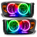 Oracle Lighting 8187-334 SMD Pre-Assembled Headlights, Black Bezel, ColorSHIFT - No Controller - Truck Part Superstore