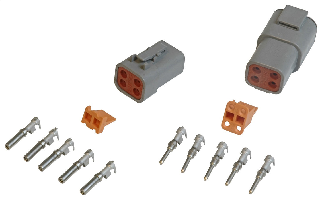 MSD 8187 4-Pin Connector Assembly; Deutsch Connector; 12-14 Gauge; - Truck Part Superstore