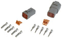 MSD 8187 4-Pin Connector Assembly; Deutsch Connector; 12-14 Gauge; - Truck Part Superstore
