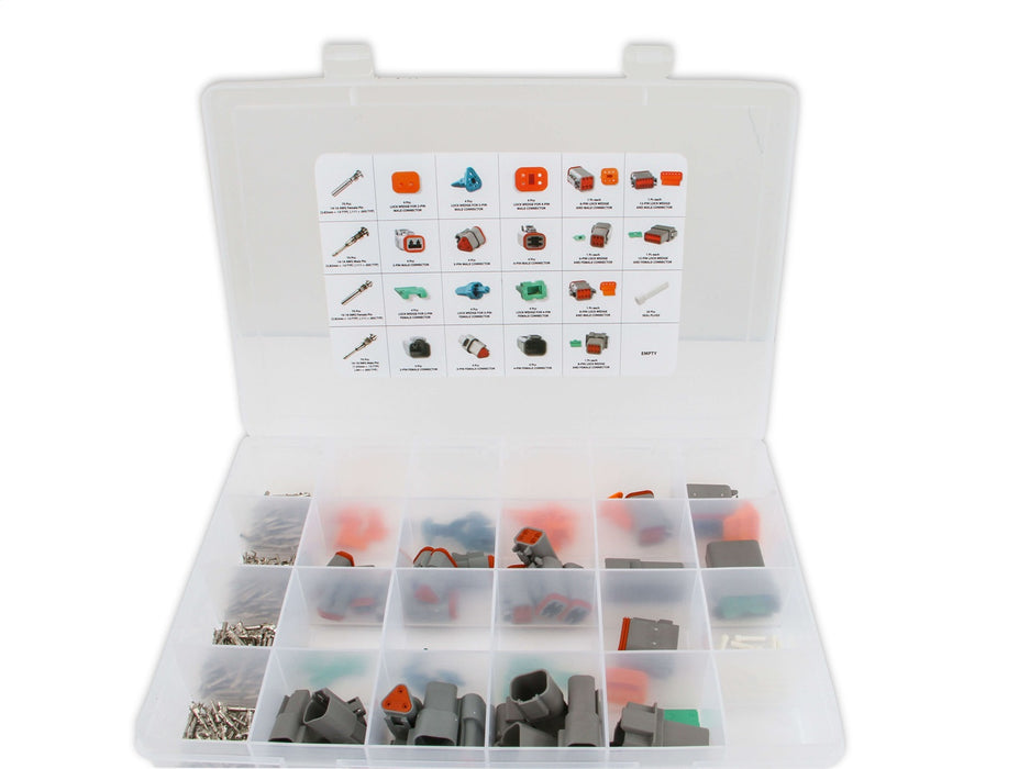 MSD 8188 MSD Deustsch Connector Kit; 360 Piece Kit w/2-12 Pole Housing And Pins w/Seals; - Truck Part Superstore