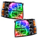 Oracle Lighting 8189-330 SMD Pre-Assembled Headlights, Black Bezel, Square Style, ColorSHIFT - Truck Part Superstore