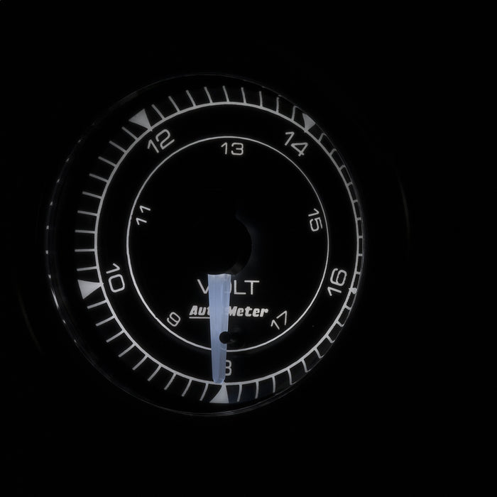 AutoMeter 8191 GAUGE; VOLTMETER; 2 1/16in.; 18V; DIGITAL STEPPER MOTOR; CHRONO - Truck Part Superstore