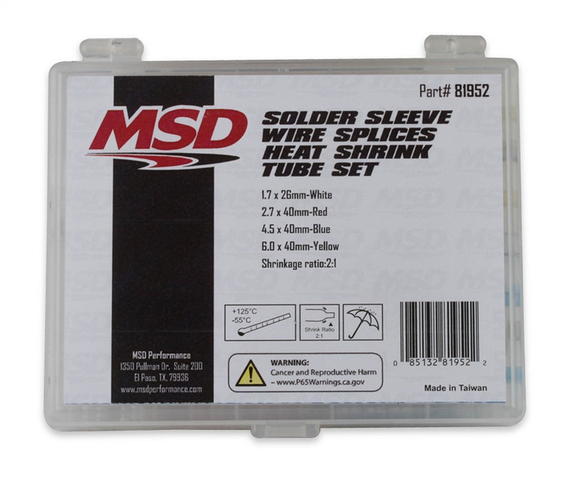 MSD 81952 MSD Solder Sleeve Wire Splice Kit - Truck Part Superstore