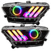Oracle Lighting 8199-332 Pre-Assembled Headlights, Dynamic ColorSHIFT RGB+A, Black Edition - Truck Part Superstore