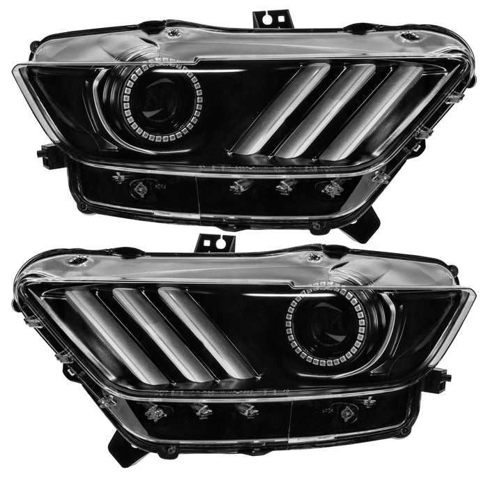 Oracle Lighting 8199-332 Pre-Assembled Headlights, Dynamic ColorSHIFT RGB+A, Black Edition - Truck Part Superstore