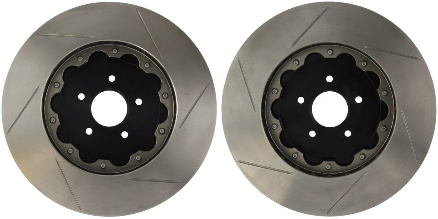 StopTech 81.658.9911 StopTech Two-Piece AeroRotor and Hat Pair; Slotted - Truck Part Superstore