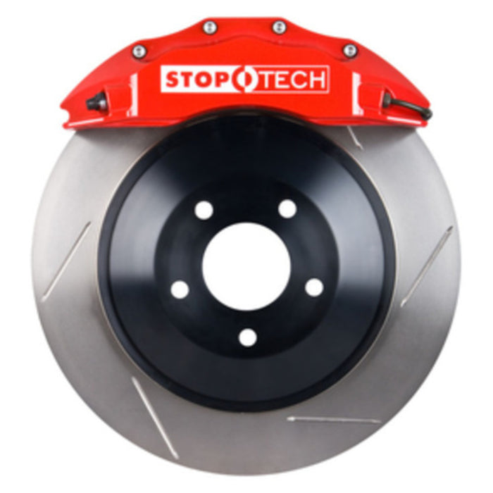 StopTech 82.874.6D00.71 StopTech Big Brake Kit; Red Caliper; Slotted One-Piece Rotor; Front - Truck Part Superstore