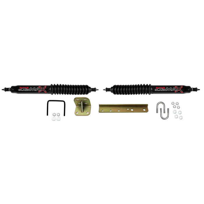 Skyjacker 8200 Steering Stabilizer Dual Kit Black Dual Kit 55-58 Jeep Willys 59-60 Jeep CJ6 59-60 Jeep CJ5 66-75 Jeep CJ6 66-83 Jeep CJ5 66 Jeep CJ3 76-86 Jeep CJ7 81-85 Jeep Scrambler 87-95 Jeep Wrangler Skyjacker - Truck Part Superstore