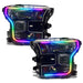 Oracle Lighting 8201-332 Dynamic ColorSHIFT RGB+A Pre-Assembled Headlights, Halogen, Black Bezel - Truck Part Superstore