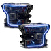 Oracle Lighting 8201-332 Dynamic ColorSHIFT RGB+A Pre-Assembled Headlights, Halogen, Black Bezel - Truck Part Superstore