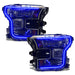 Oracle Lighting 8201-332 Dynamic ColorSHIFT RGB+A Pre-Assembled Headlights, Halogen, Black Bezel - Truck Part Superstore