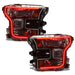 Oracle Lighting 8201-332 Dynamic ColorSHIFT RGB+A Pre-Assembled Headlights, Halogen, Black Bezel - Truck Part Superstore