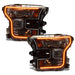 Oracle Lighting 8201-332 Dynamic ColorSHIFT RGB+A Pre-Assembled Headlights, Halogen, Black Bezel - Truck Part Superstore