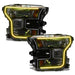 Oracle Lighting 8201-332 Dynamic ColorSHIFT RGB+A Pre-Assembled Headlights, Halogen, Black Bezel - Truck Part Superstore