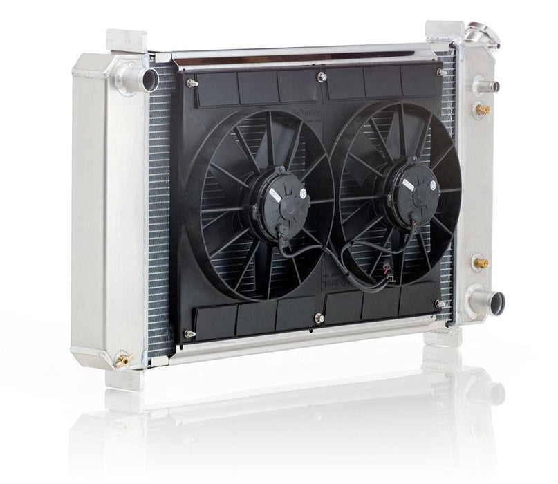 Be Cool 82013 Radiator Module Factory-Fit Natural Finish for 73-87 Chevrolet C/K 1/2, 3/4, 1 Ton Pickups w/Auto Trans 400-700 HP Be Cool Radiator - Truck Part Superstore