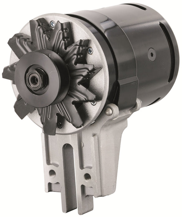 Powermaster Performance 82026 PowerGEN Alternator; Black; Strap Mount; 60 Amp; 6V Positive Ground; - Truck Part Superstore